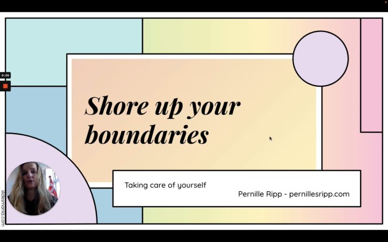 Shore up your Boundaries